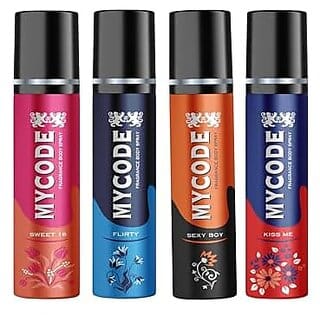 Mycode Celebration Fragrance (Sweet16Flirtysexyboykissme Pack Of 4