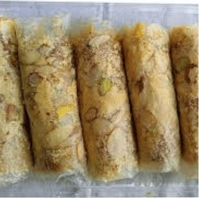 Dry Fruit Pootharekulu. 5 rolls