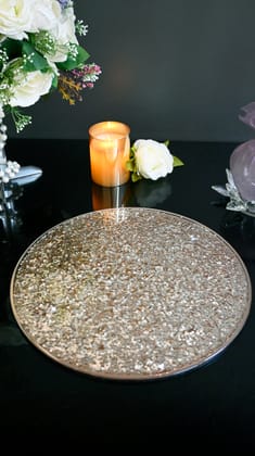 Full Rose Gold Sequins: Placemat