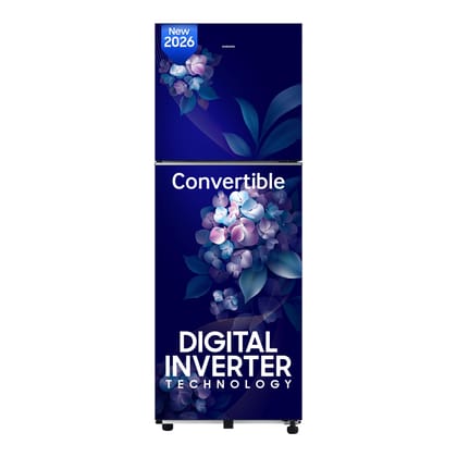 Samsung 236 L, 2 Star, Convertible, Digital Inverter Frost Free Double Door Refrigerator (RT40H28U2HSHL, Hydrangea Blue, 2026 Model) Samsung 236 L, 2 Star, Convertible, Digital Inverter Frost Free Double Door Refrigerator (RT40H28U2HSHL, Hydrangea Blue, 