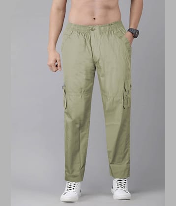JB JUST BLACK Light Green Cotton Blend Men's Trackpants ( Pack of 1 )