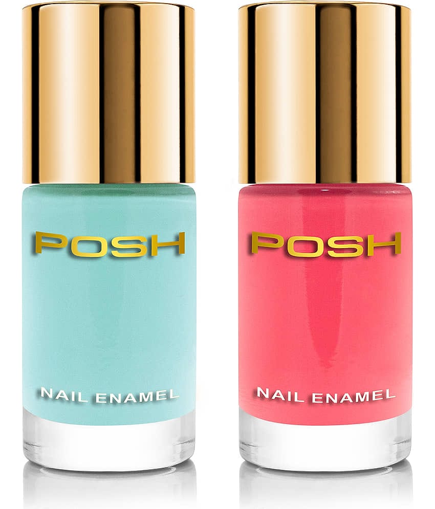 Posh Nail Polish Multi Glossy Pack of 2 9 mL