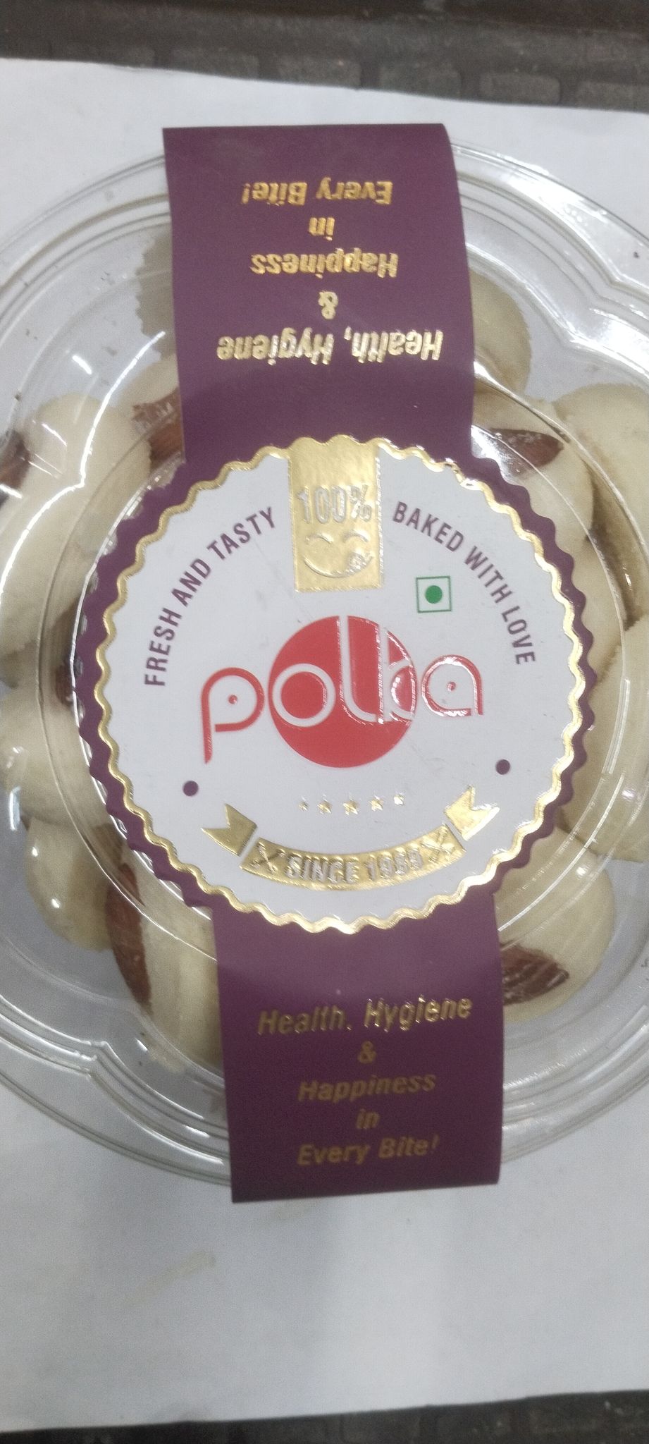 Polta Badam Khatai Cookies 