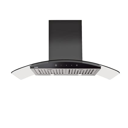 Kitchen Chimney Curved Glass with Touch Sensor Baffle filter 90cm 1250 m3/h - Silver (6071 TS 90)