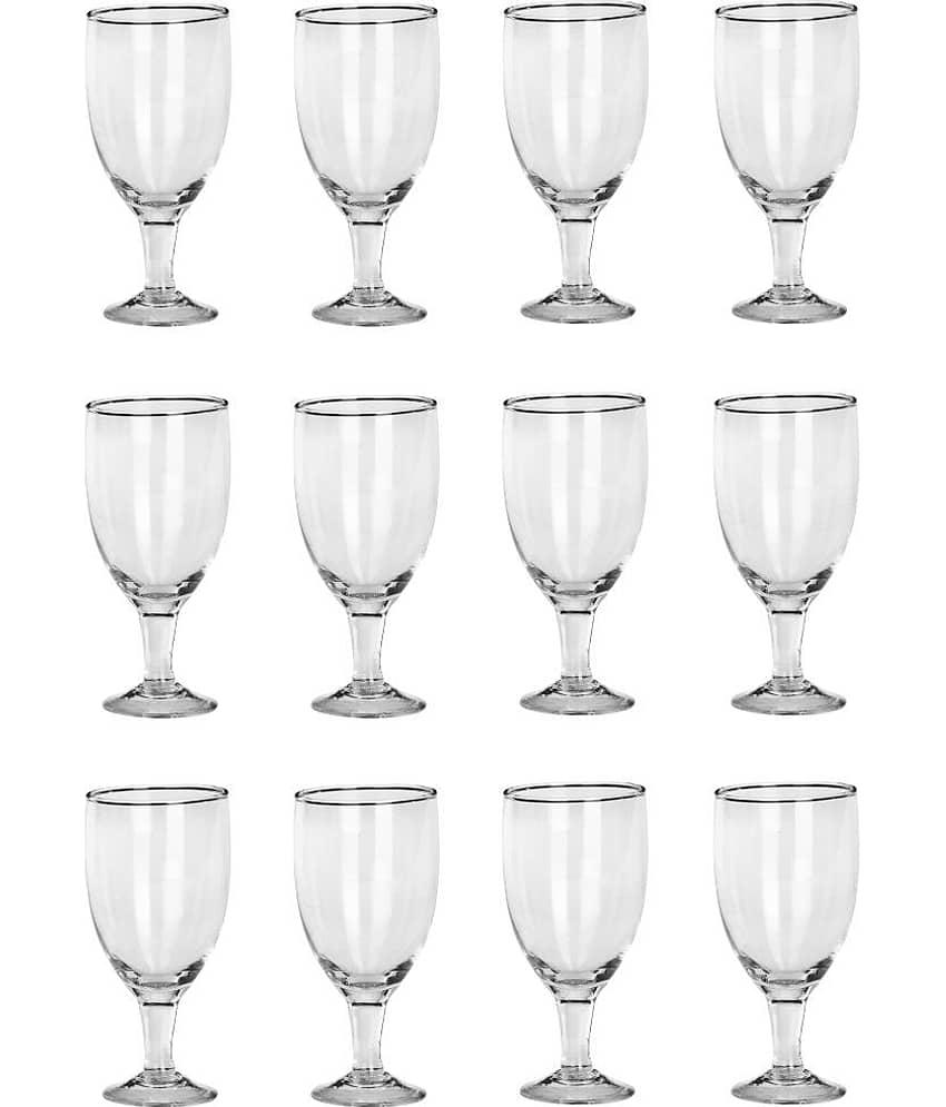 Afast Wine  Glasses Set,  180 ML - (Pack Of 12)