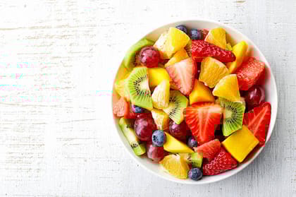 Fresh Fruits With Nuts
