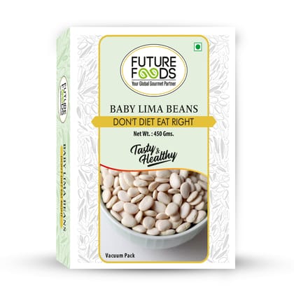 Future Foods Baby Lima Beans Pack of 1 (450 gram)