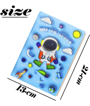 Kalra Magic (Pack 5) Cute Space Printed Bubbly Diary For Boys/Girls/kids Note Book Diary For Girls Return Gifts Diary Ruled Pages A Premium Soft Bound Notebook Diary for Girls