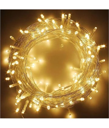 EmmEmm 10Mtr Warm White Pixel Led String String Lights Gold