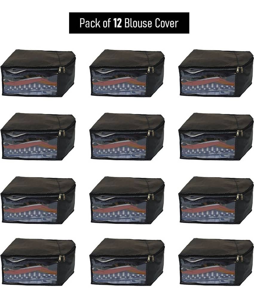 Sh Nasima Blouse Covers Organizer Non Woven Blouse Storage Bag With Transparent Window