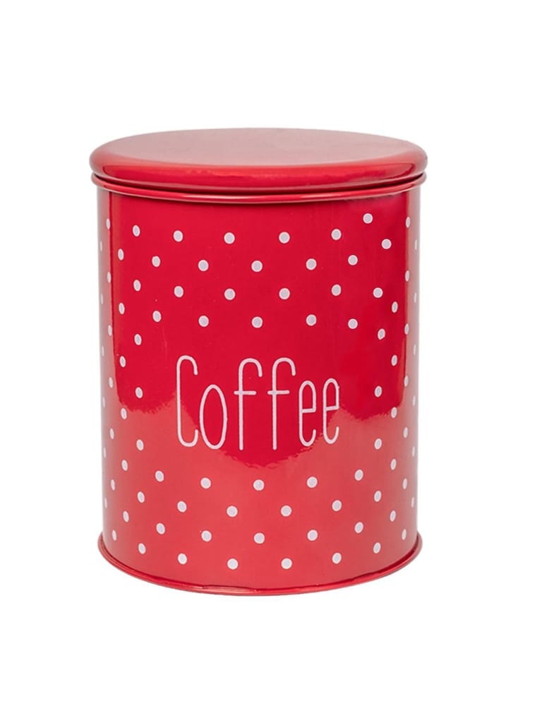 Stylish Red Coffee Jar