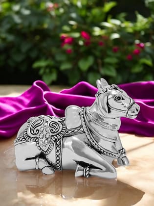 Pure Silver Nandi Idol-18 gm
