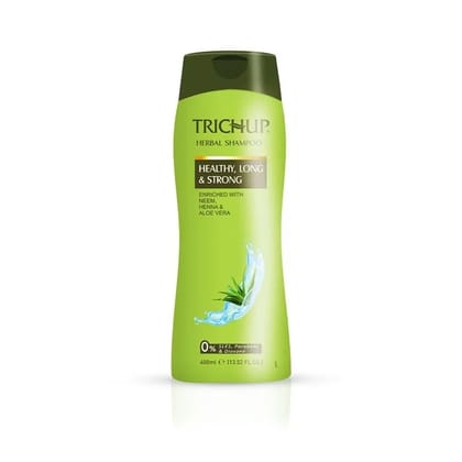 Trichup Healthy Long & Strong Natural Shampoo 400&nbsp;ml – Aloe Vera & Neem Herbal Hair Care