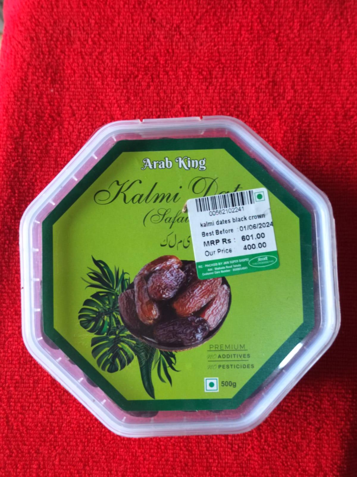 kalmi dates black crown 500gm