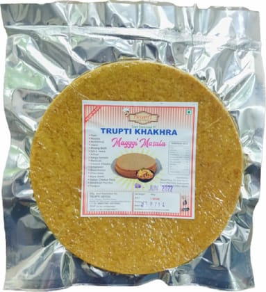 Trupti Udyog Maggie Masala Khakhra (1kg, 6 Pieces) | Instant Noodle Flavor Roasted Crisps | Fusion Snack | Kids Favorite Spicy Treat