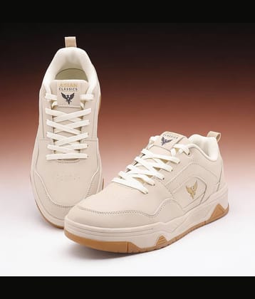 ASIAN URBAN-35 Cream Men's Sneakers