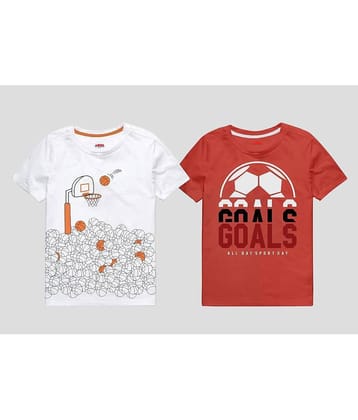 Ariel Pack of 1 Boys Cotton Blend T-Shirt ( Multicolor )