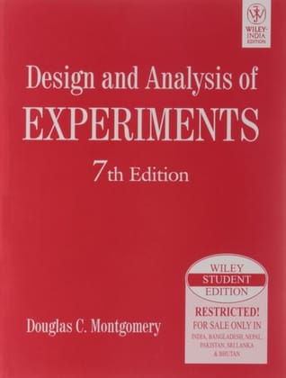 Design and Analysis of Experiments 7ed