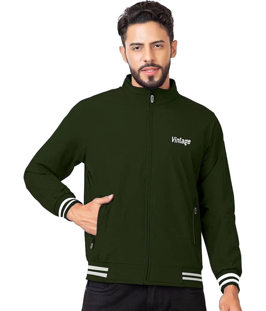 FTX Polyester Men's Casual Jacket - Black ( Pack of 1 )