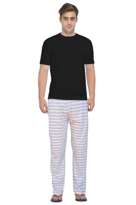 Brown and White Check Pyjama-S