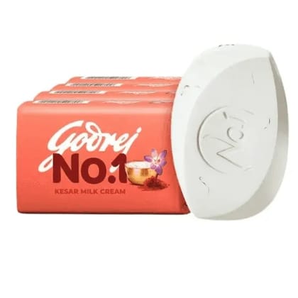 godrej no-1 kesar milk cream soap set 4*45 gm