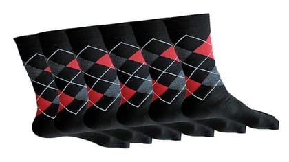 VOICI Men's Formal Socks Black, White Blue and Grey Color Free Size - Black & Grey VOICI Men's Formal Socks Black, White Blue and Grey Color Free Size - Black & Grey