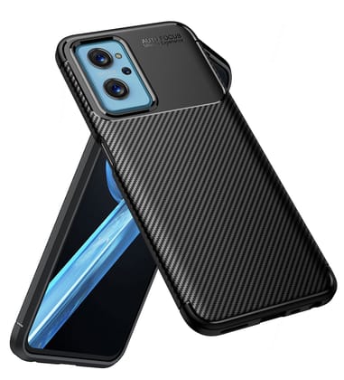 Aramid Fibre Series Shockproof Armor Back Cover for Realme 9i 4G, Oppo K10 4G, Oppo A96 4G, Oppo A76 4G, 6.6 inch, Black