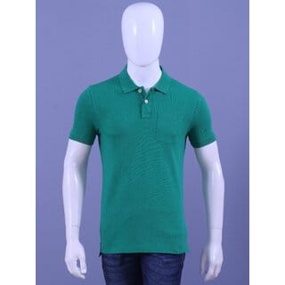 REDLINE MENS GREEN POCKET POLO T-SHIRTS