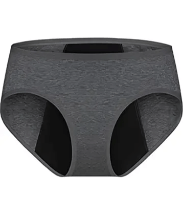 Louis Craft Cotton Lycra Period Panty ( Grey , Pack of 1 )