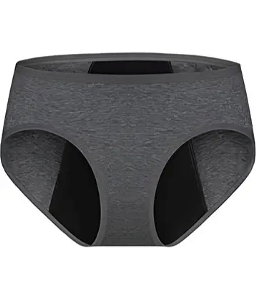 Louis Craft Cotton Lycra Period Panty ( Grey , Pack of 1 )