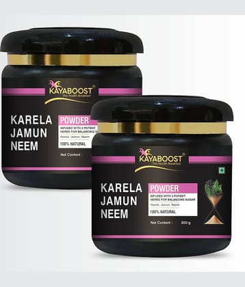 KAYABOOST Diabetic Powder with Karela Jamun & Neem Powder 400 gm