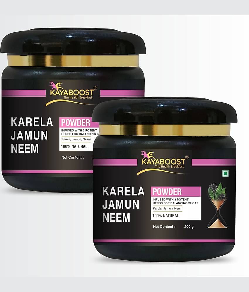 KAYABOOST Diabetic Powder with Karela Jamun & Neem Powder 400 gm