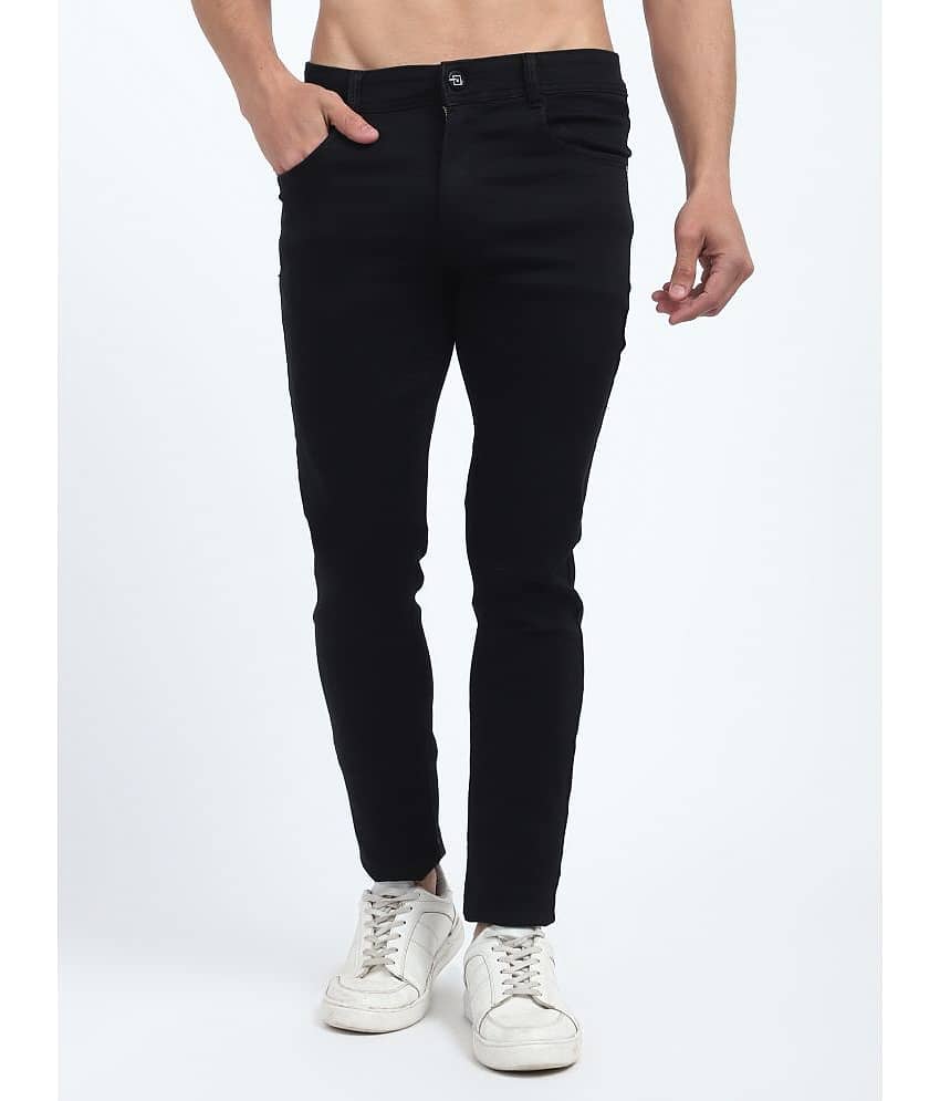 plounge Slim Fit Basic Men's Jeans - Black ( Pack of 1 )