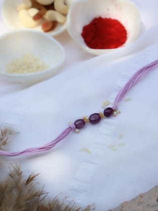 Kailash Purple Rakhi-Purple