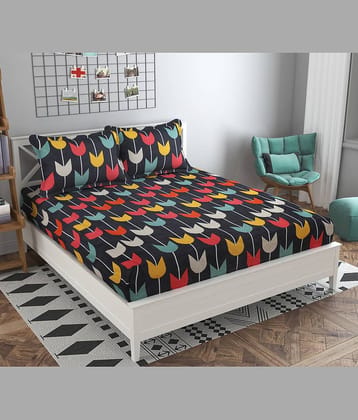 Apala Microfiber Double Bedsheet ( Multicolor )