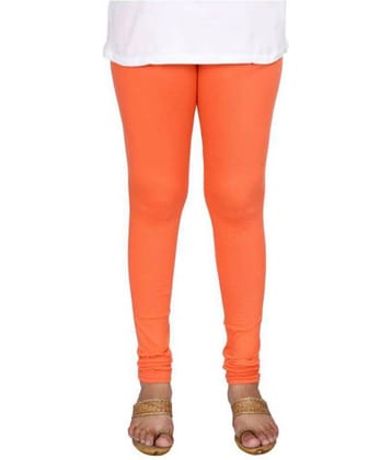 Jayshree - Orange Cotton Girls Leggings ( )