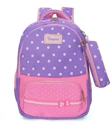 Tinytot 30 Ltrs Purple School Bag for Boys & Girls