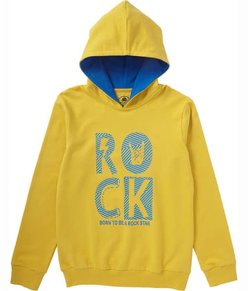 Cub Mcpaws Pack of 1 Boys Cotton Sweatshirt ( Yellow )