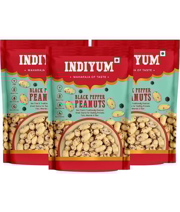 Indiyum Peanut Black Pepper 120gm (Pack of 3)