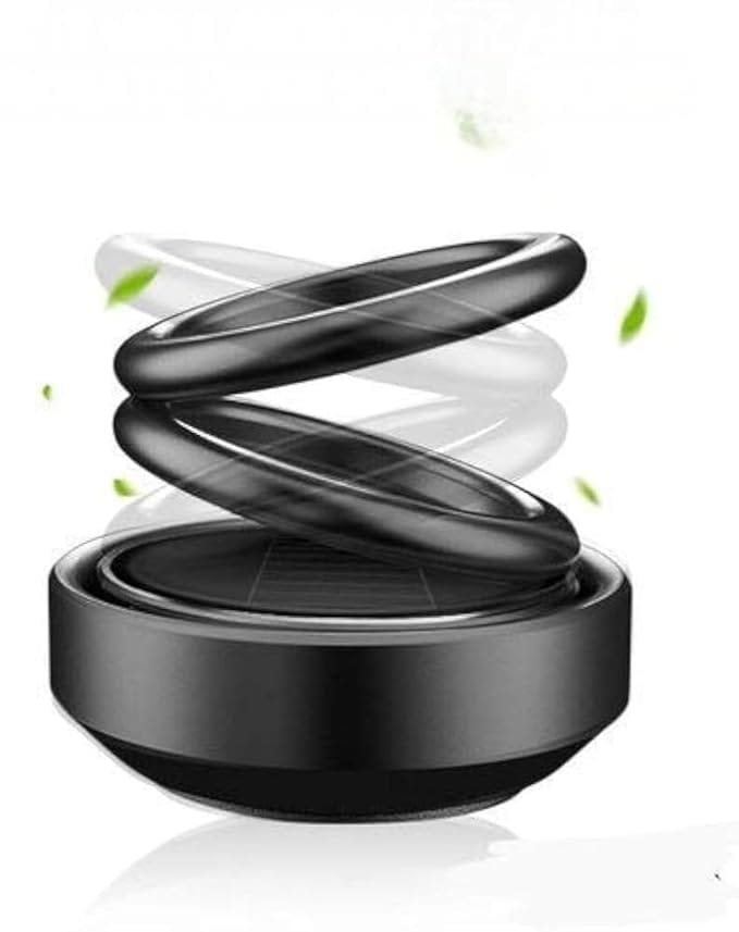 Car Air Freshener Diffuser, Spiral Design, Solar Powered, Aromatherapy Fragrance Dispenser, Multiple Colors Available