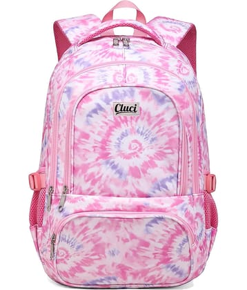 CLUCI Pink Polyester Backpack For Kids