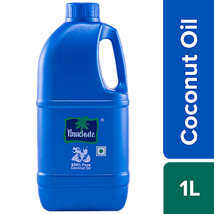 Parachute Coconut Oil - 100% Pure, 1 L Pet Jar