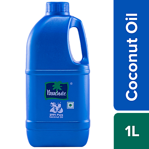 Parachute Coconut Oil - 100% Pure, 1 L Pet Jar