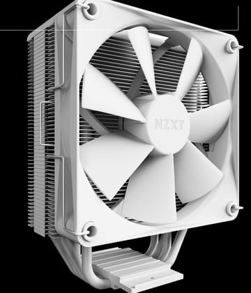 NZXT T120 CPU Air Cooler, Conductive Copper Pipes, Fluid Dynamic Bearings, AMD and Intel Compatibility- RC-TN120-W1 (White)