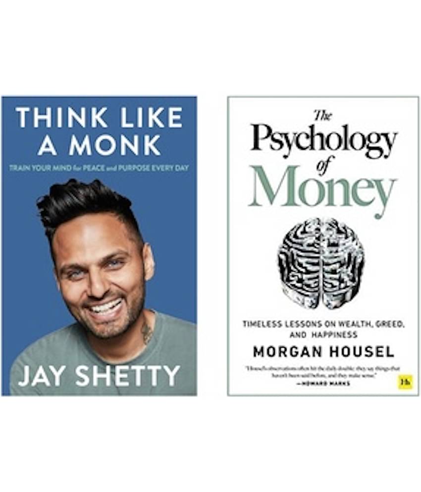 Combo Of 2 Books The Psychology of Money + Think Like A Monk by Jay Shetty