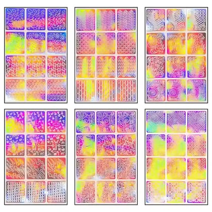 HOLOGRAPHIC NAIL STICKERS (SET OF ANY RANDOM 5)