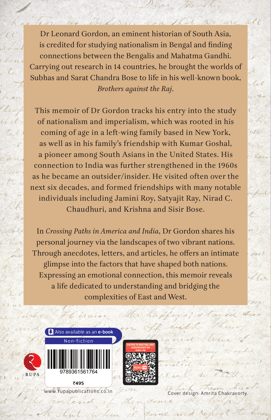 Crossing Paths in America and India: Memories Essays Reviews
