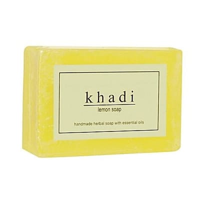 Swati Khadi Lemon Handmade Herbal Soap, 125 g