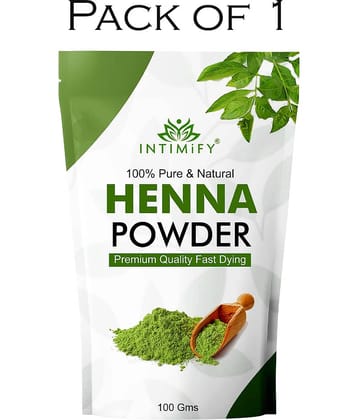 Intimify Henna Powder, Hair Color, Deep Conditioning Hair Mask, Hair Powder - Pack of 1