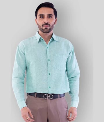 DESHBANDHU DBK - Green Cotton Regular Fit Men's Formal Shirt (Pack of 1)